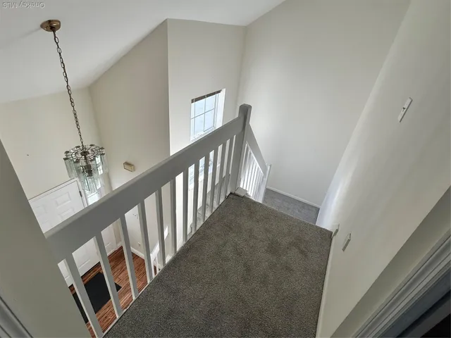 an empty room with a outdoor space