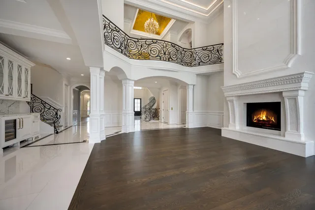 a kitchen with cabinets a sink and appliances