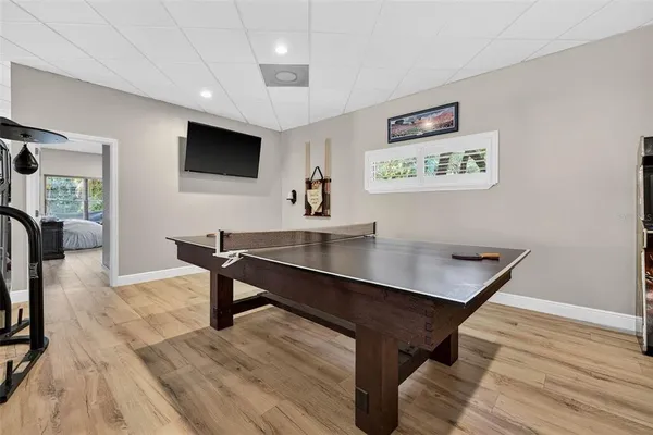 a view of a workspace with furniture