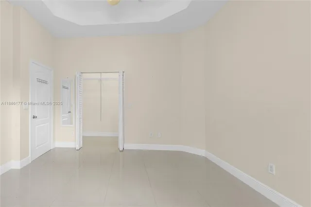 a view of empty room