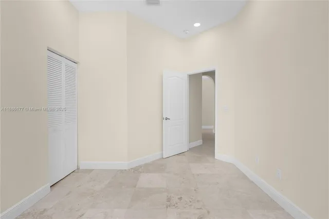 a view of an empty room