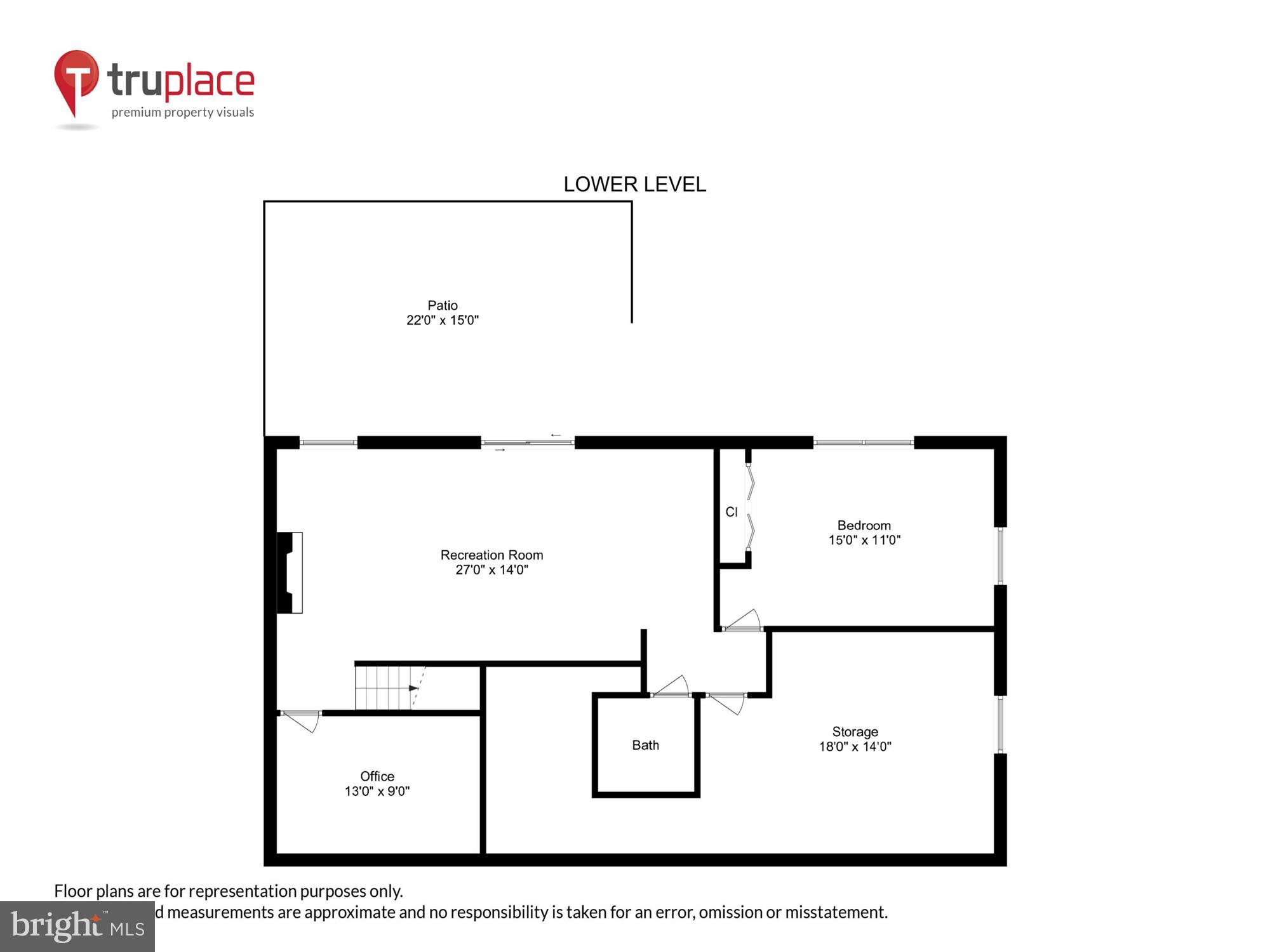 8108 Kings Point Court Springfield, VA 22153 - Photo 54 of 71 Lower Level (Labels & Measurements)