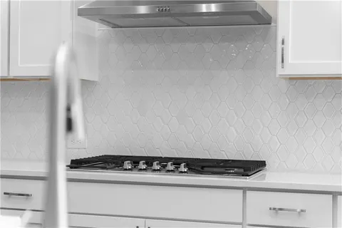 a close view of stove