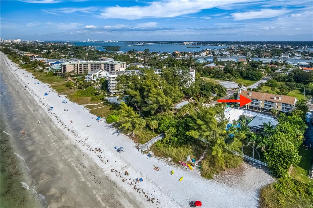 No need to cross Gulf Boulevard to walk the beach just steps from your door. Not to mention unobscured beach views from this TOP FLOOR 2 bedroom condo.