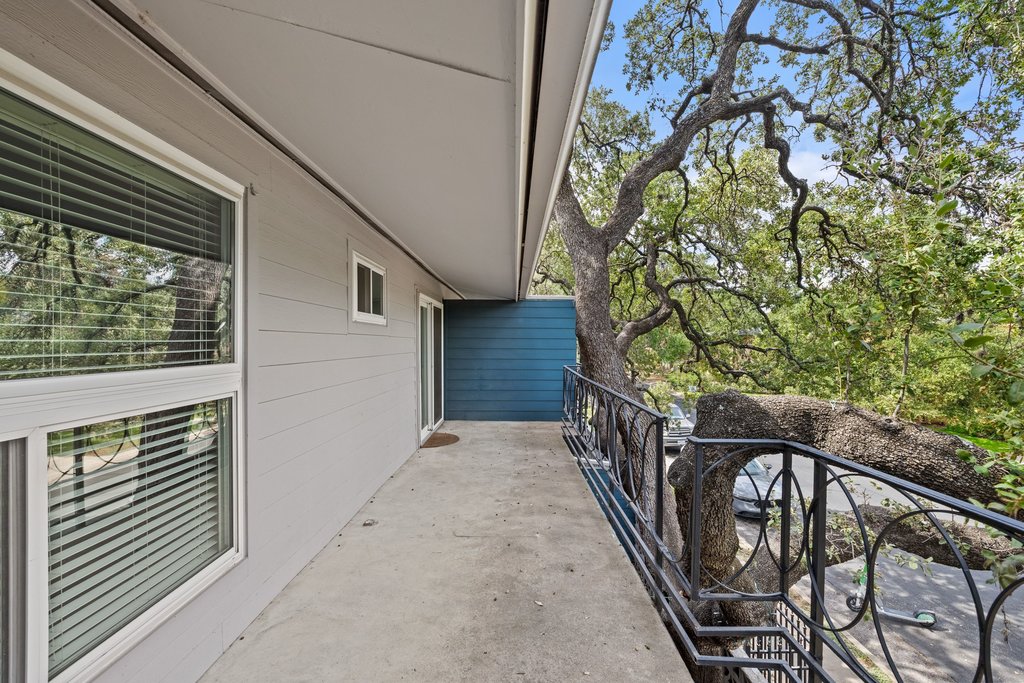 1210 Windsor Road, Unit 209 Austin, TX 78703 - Photo 24 of 38 Wind down after a long day with fresh air and tree-lined views.