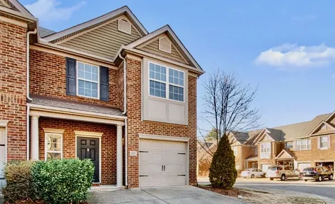 front view of a house with a street
