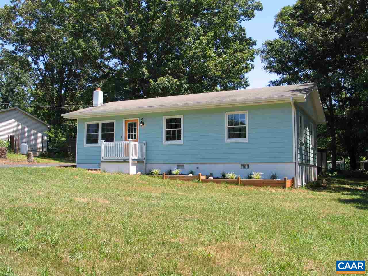 45 Holmes Run Road Stanardsville, VA 22973 - Photo 17 of 17 a front view of house with yard and trees