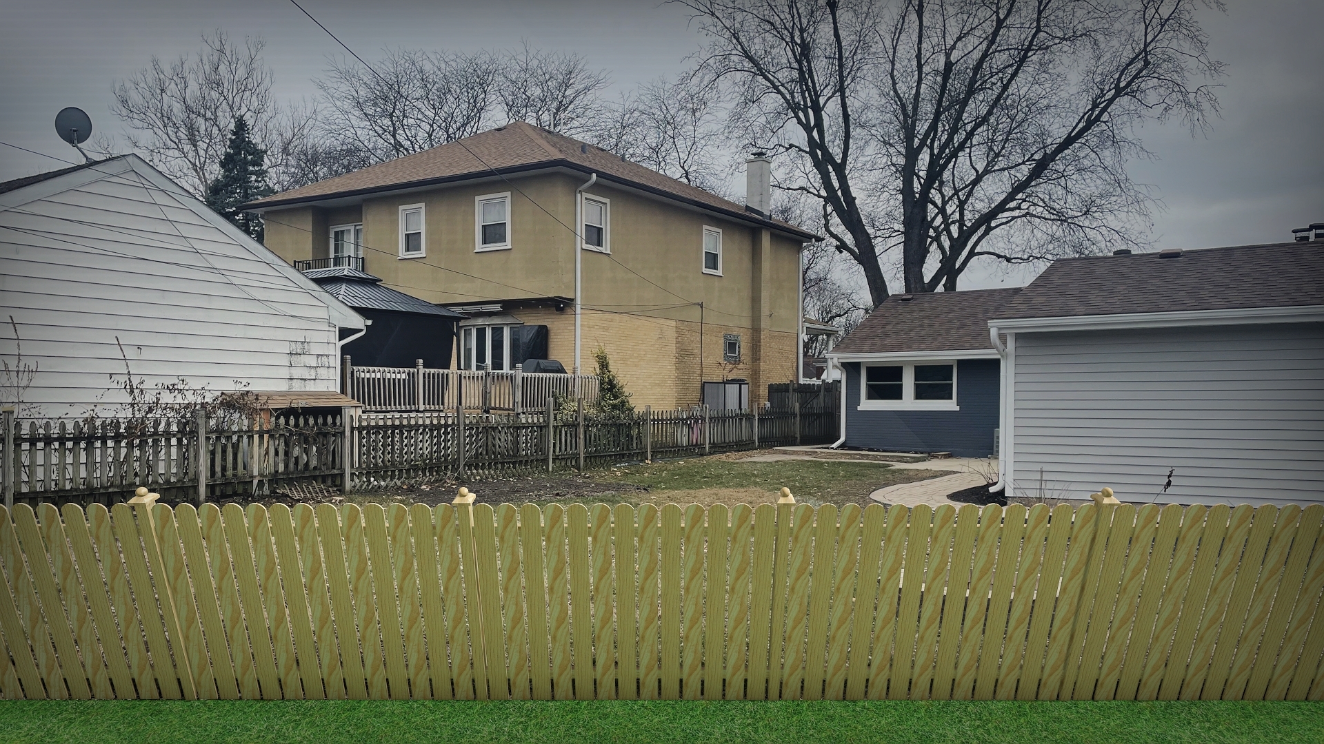 3615 Raymond Avenue Brookfield, IL 60513 - Photo 49 of 49 a view of a house with wooden fence