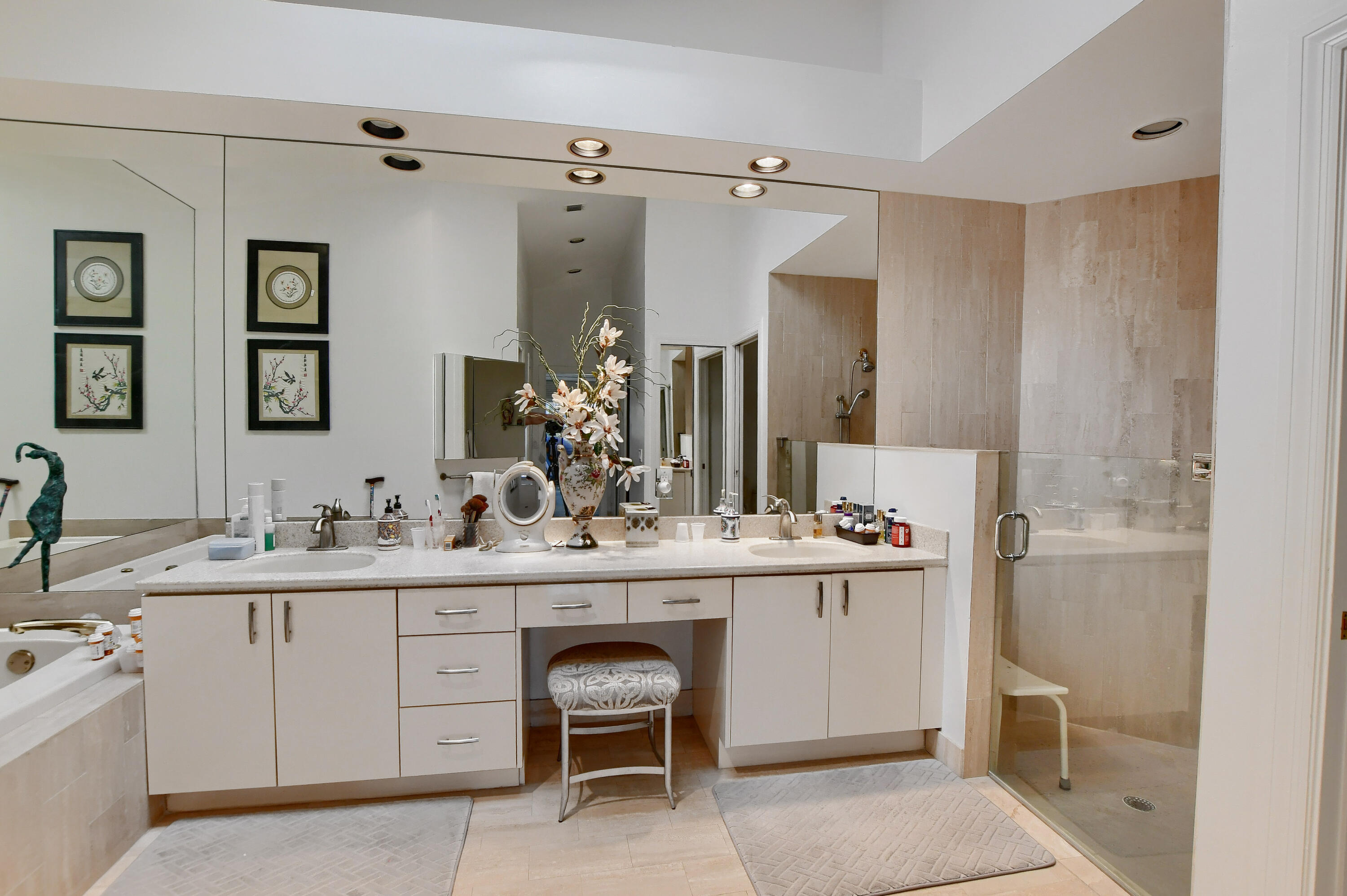 2108 Northwest 60th Circle Boca Raton, FL 33496 - Photo 26 of 29 a bathroom with a sink and a mirror