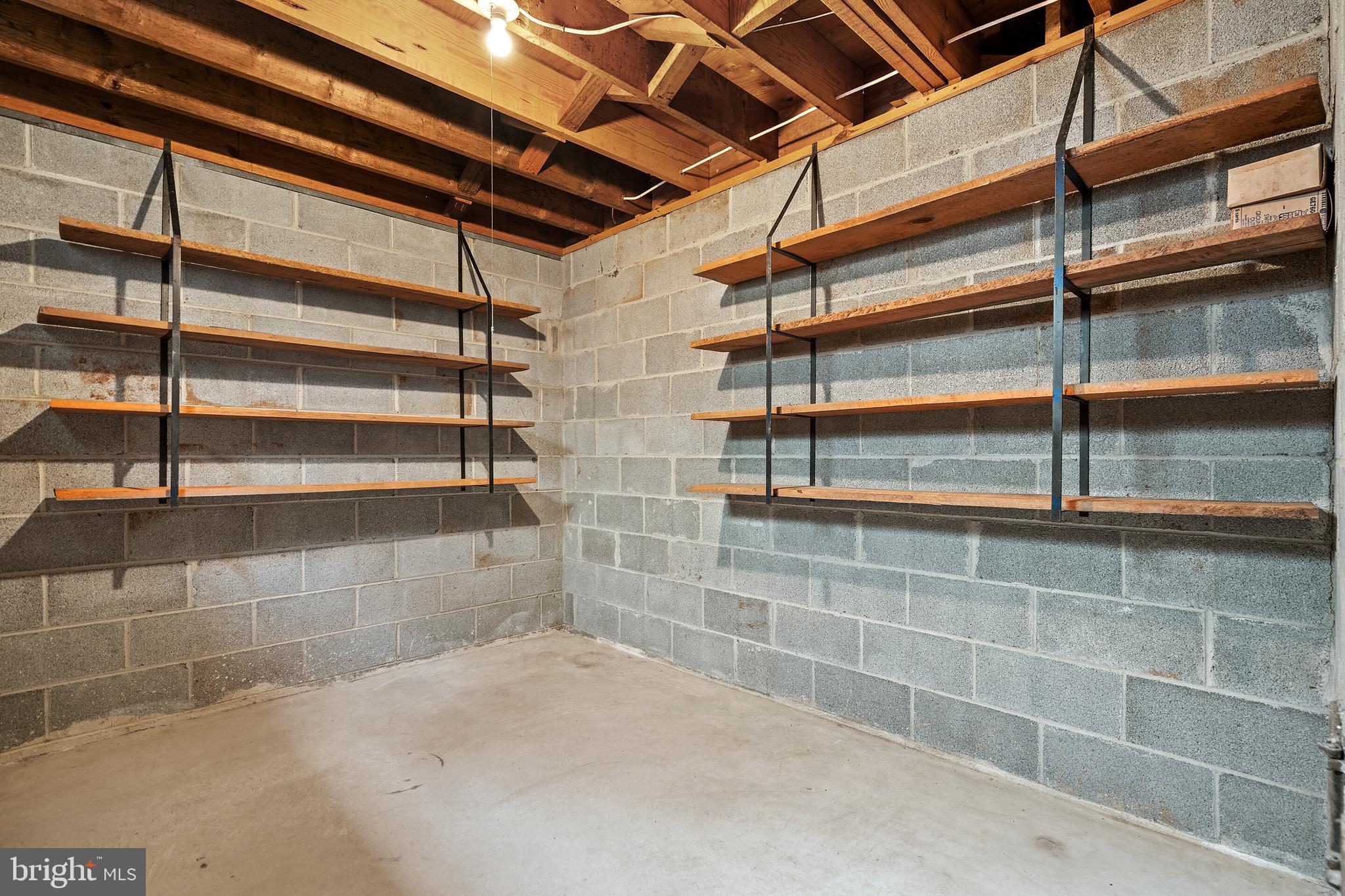 16014 Braggs Corner Road Culpeper, VA 22701 - Photo 35 of 43 Basement storage with shelving