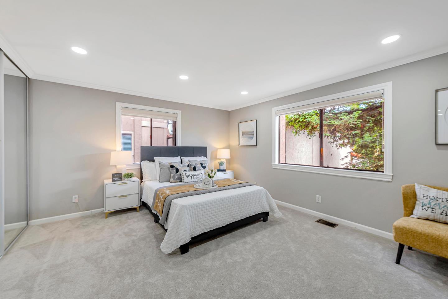 47 Dot Avenue, Unit A Campbell, CA 95008 - Photo 22 of 31 a bed room with a bed and a couch