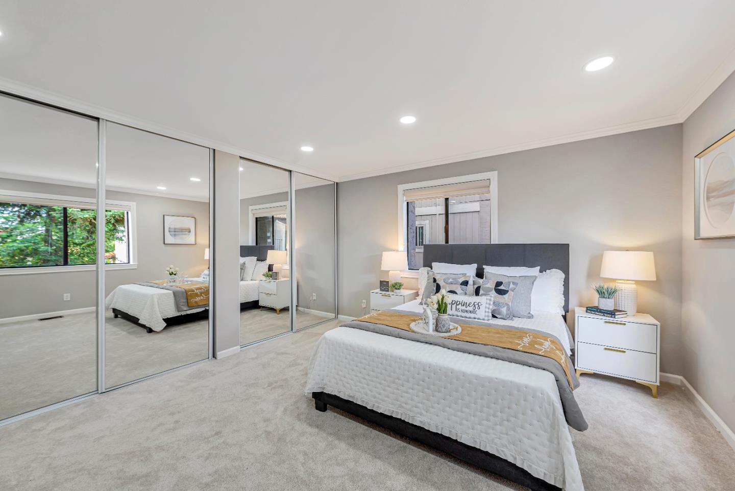 47 Dot Avenue, Unit A Campbell, CA 95008 - Photo 23 of 31 a bed room with bed and a large window