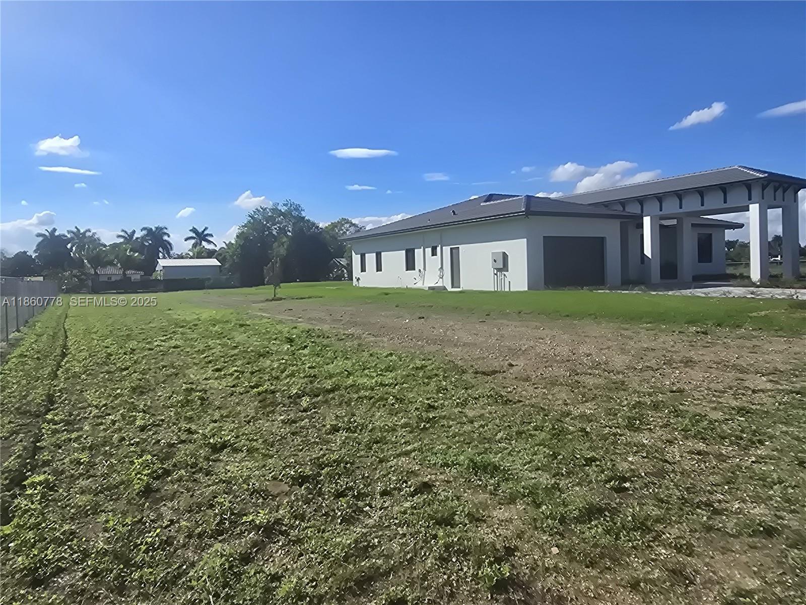 23840 Southwest 209th Place Homestead, FL 33031 - Photo 87 of 89 a front view of a house with a yard