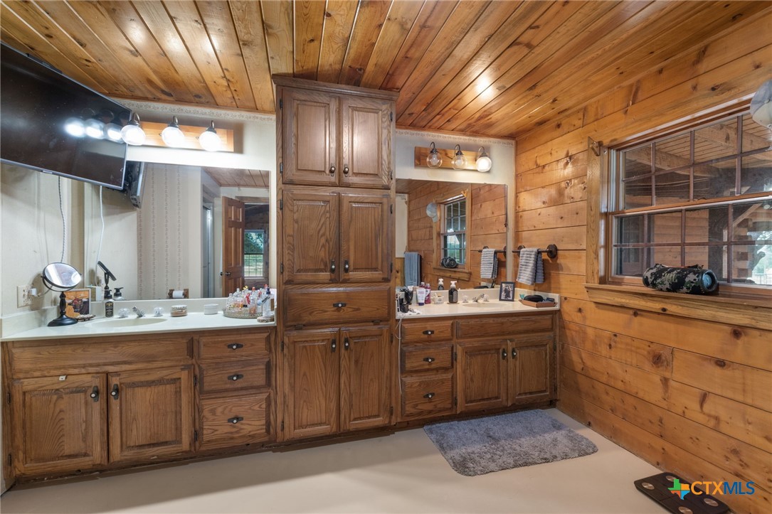 124 Old Mission Road Kempner, TX 76539 - Photo 17 of 39 a kitchen with sink and cabinets