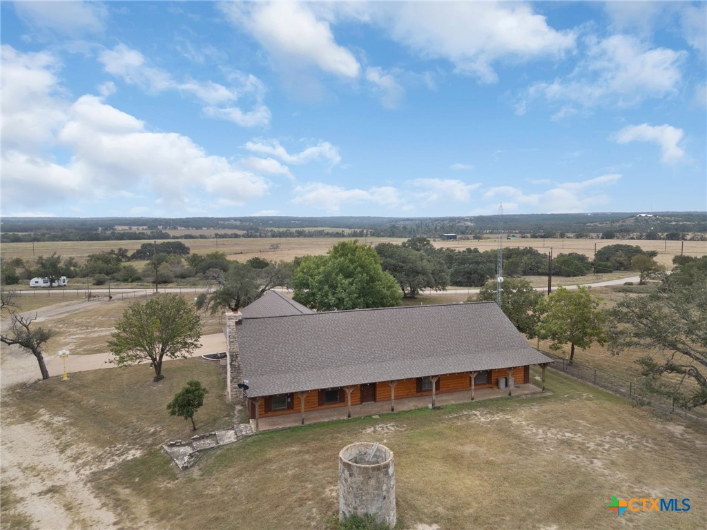 124 Old Mission Road Kempner, TX 76539 - Photo 3 of 39 an aerial view of a house with a lake view