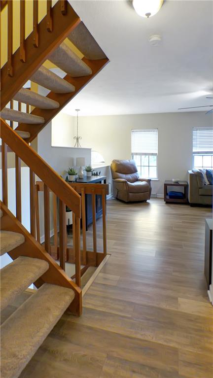 130 Terra Drive McKees Rocks, PA 15136 - Photo 17 of 38 a view of entryway livingroom and hall with wooden floor