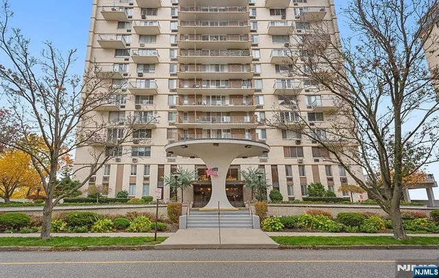 a front view of a building