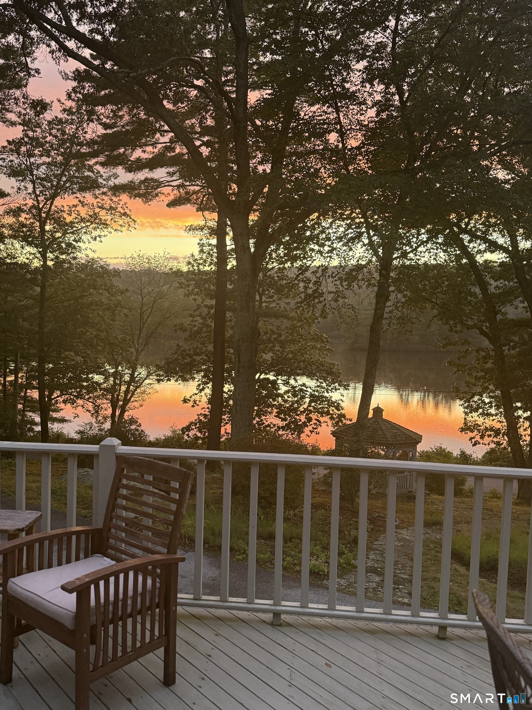 82 Kennerson Reservoir Road Ashford, CT 06278 - Photo 11 of 12 a view of a two chairs in the deck