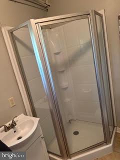 452 Acton Street Front Royal, VA 22630 - Photo 39 of 44 a bathroom with a shower and a sink