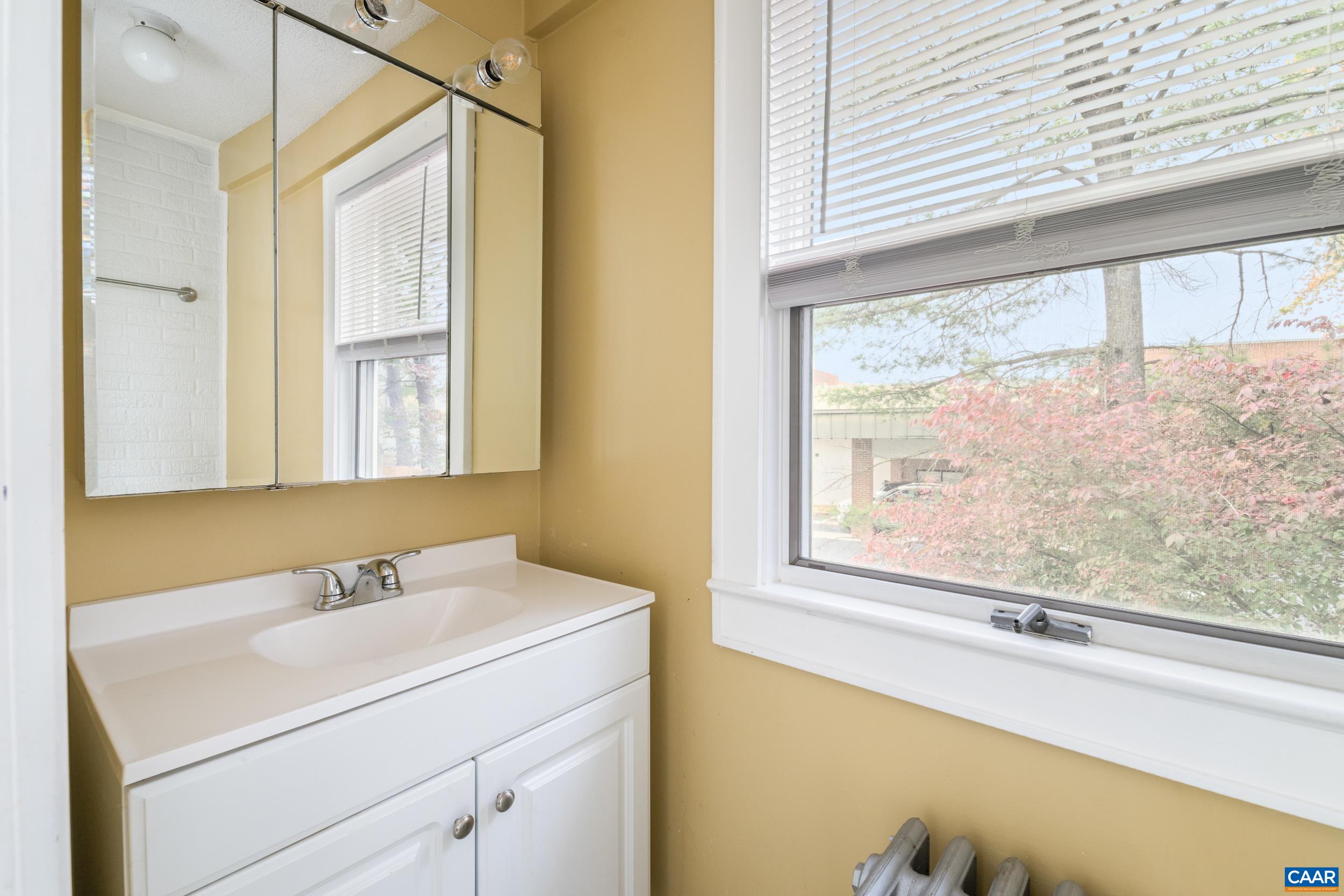 21 Port Republic Road Harrisonburg, VA 22801 - Photo 19 of 69 a bathroom with a sink and a large mirror