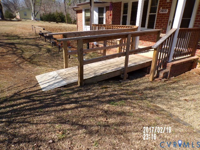14105 Bethany Church Road Montpelier, VA 23192 - Photo 5 of 20 a view of a house with backyard and sitting area