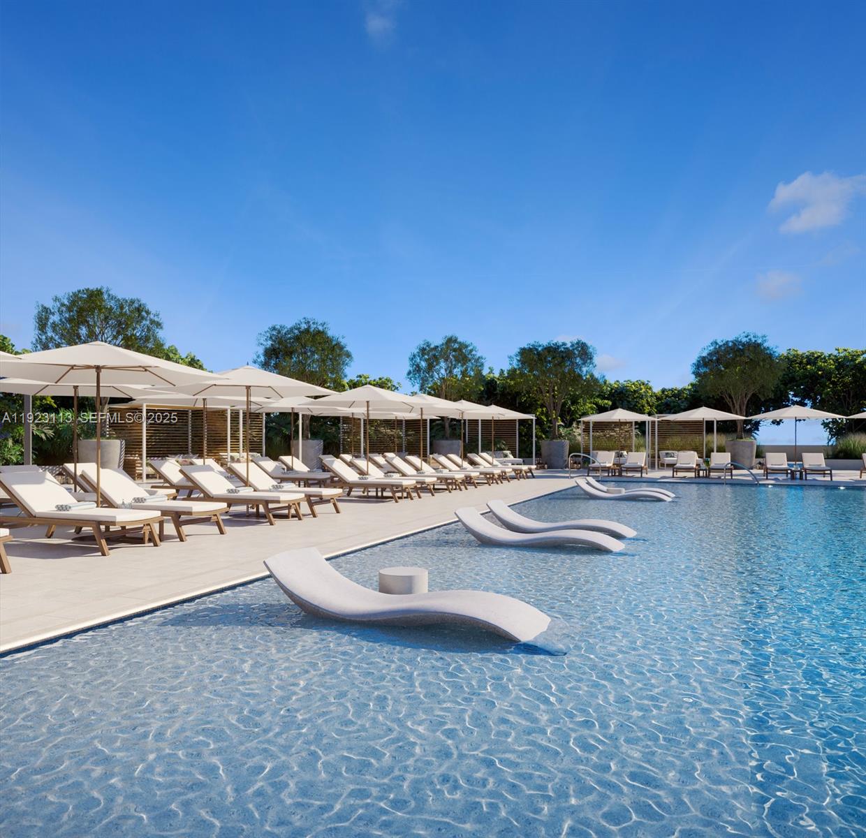500 Alton Road, Unit 1601 Miami Beach, FL 33139 - Photo 15 of 21 a view of a patio with swimming pool