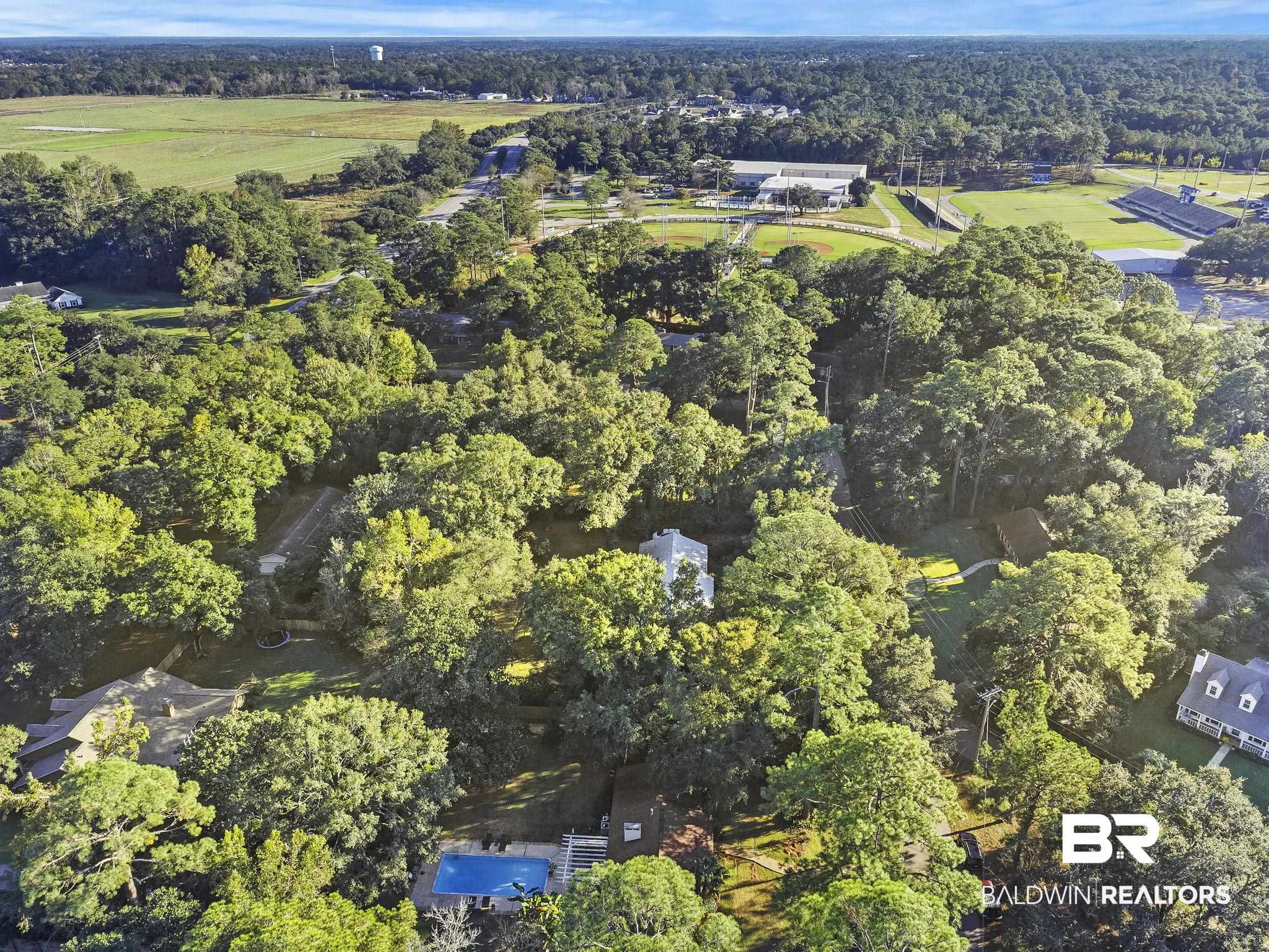 599 Hancock Road Fairhope, AL 36532 - Photo 23 of 23 Bird's eye view