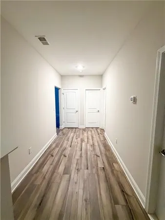 a view of wooden floor in a room