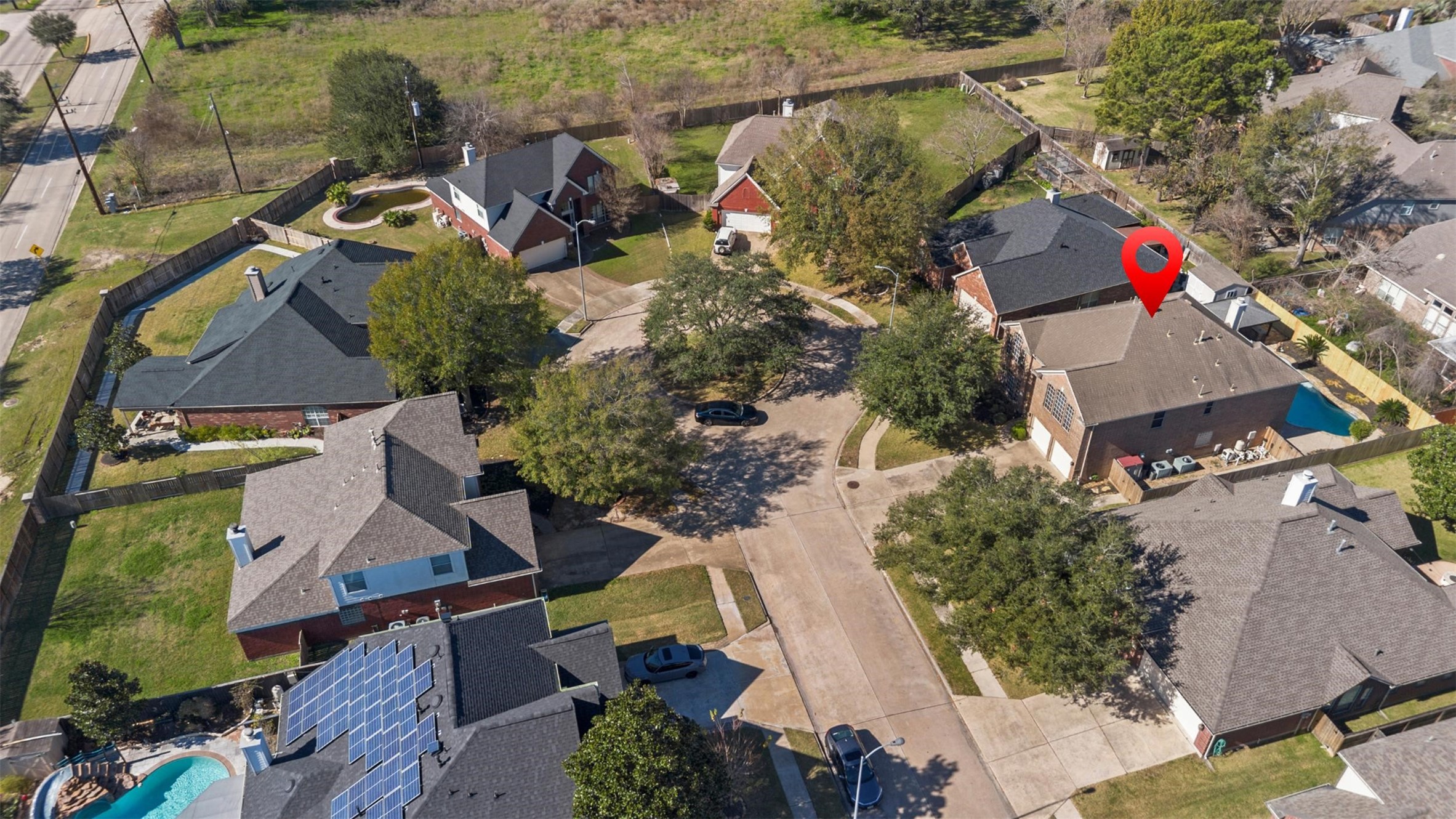 11118 Sprucedale Court Houston, TX 77070 - Photo 43 of 45 an aerial view of houses with outdoor space
