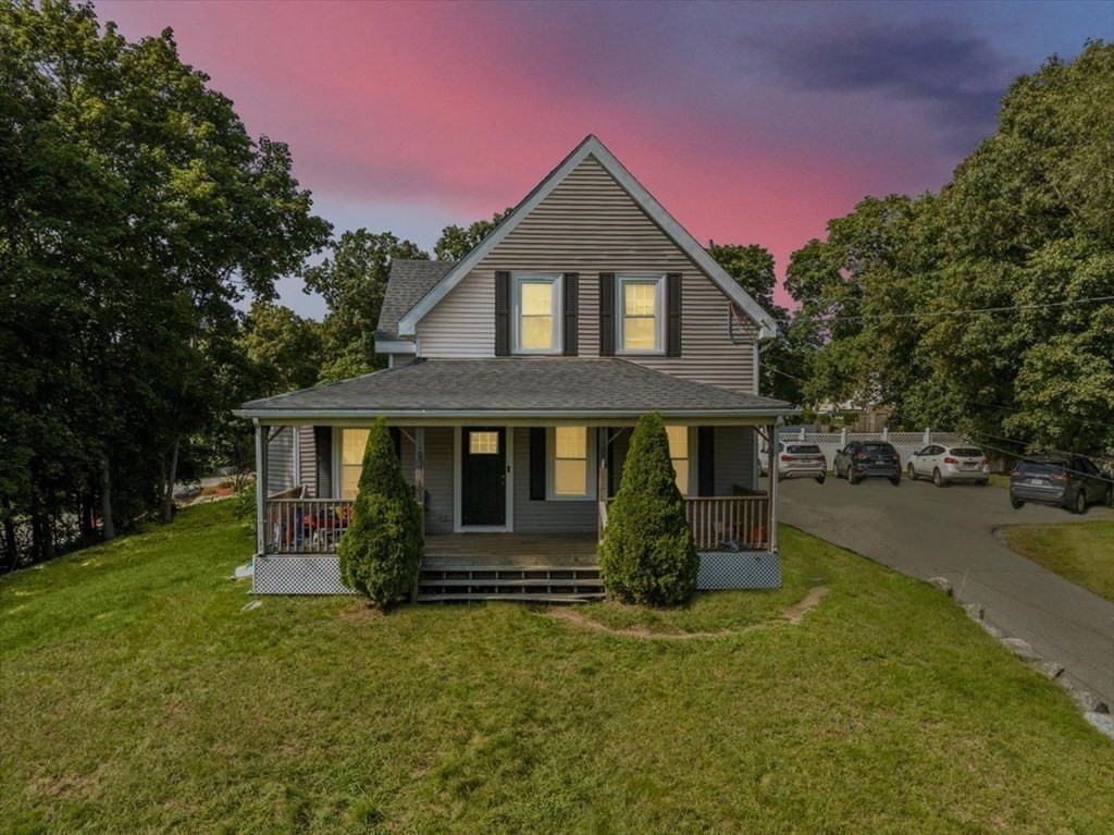 156 Allen Street Randolph, MA 02368 - Photo 2 of 26 a front view of a house with garden