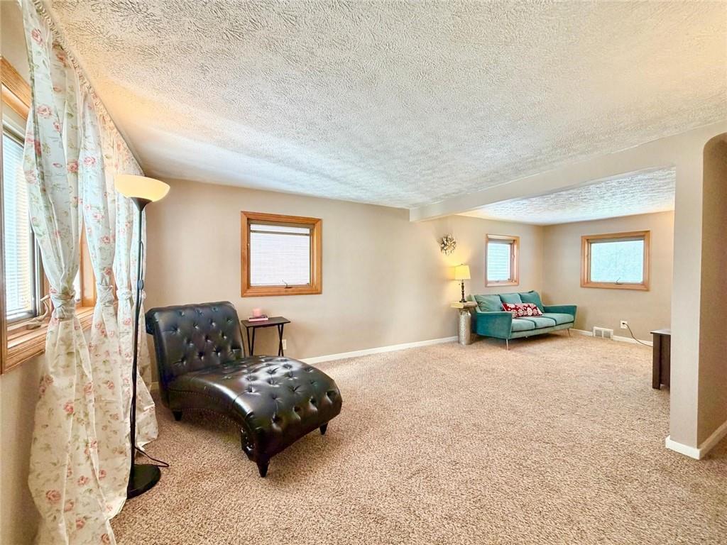 4289 Glen Lytle Road Pittsburgh, PA 15217 - Photo 5 of 46 There was a 3rd Bedroom in the part of the room where the blue sofa is. It can be easily converted back to a 3 Bedrooms.