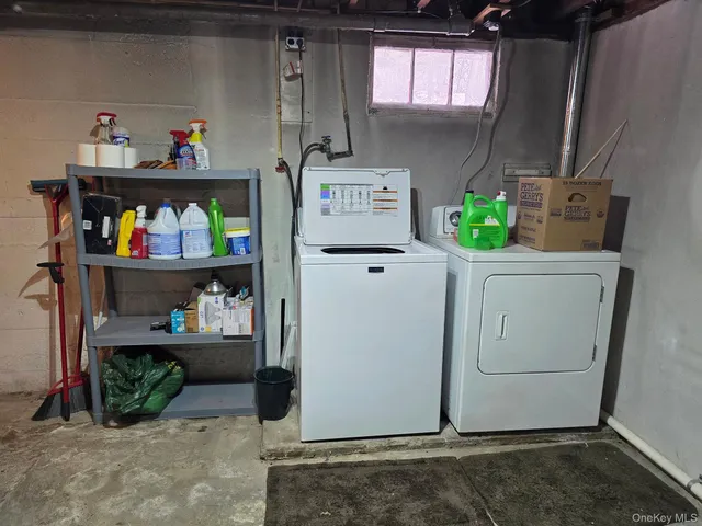 a view of storage and utility room