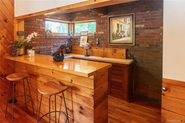 a room with table and chairs