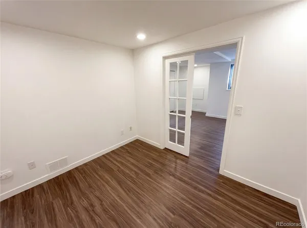 wooden floor in an empty room