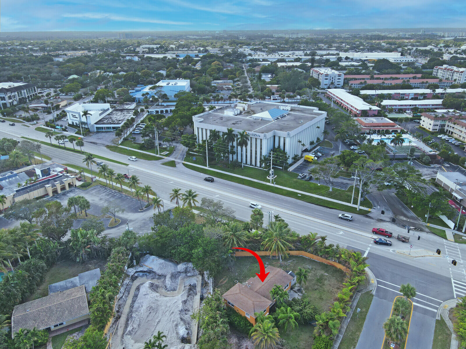 1545 Northeast 4th Avenue Boca Raton, FL 33432 - Photo 30 of 31 aerial 4