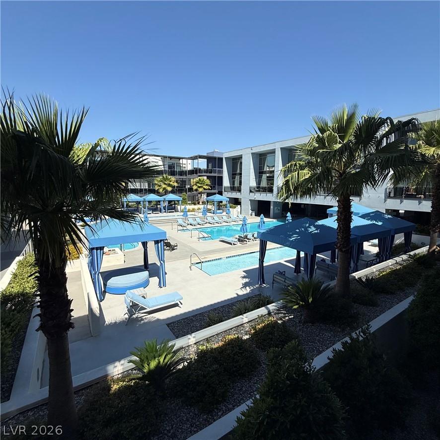 8925 West Flamingo Road, Unit 217 Las Vegas, NV 89147 - Photo 2 of 20 View of the cabanas