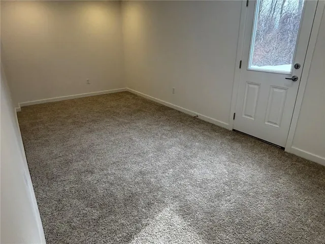 a view of room with window