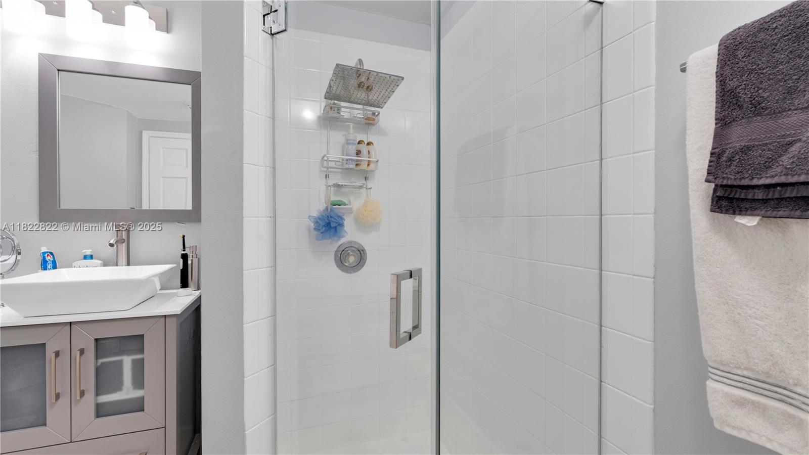 8356 Southwest 158th Avenue Miami, FL 33193 - Photo 25 of 48 a bathroom with a sink and mirror