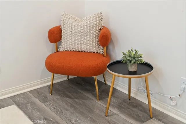 a view of room with window and air conditioner