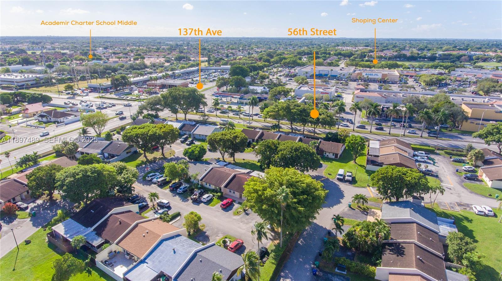 13765 Southwest 54th Lane Miami, FL 33175 - Photo 29 of 30 an aerial view of a city