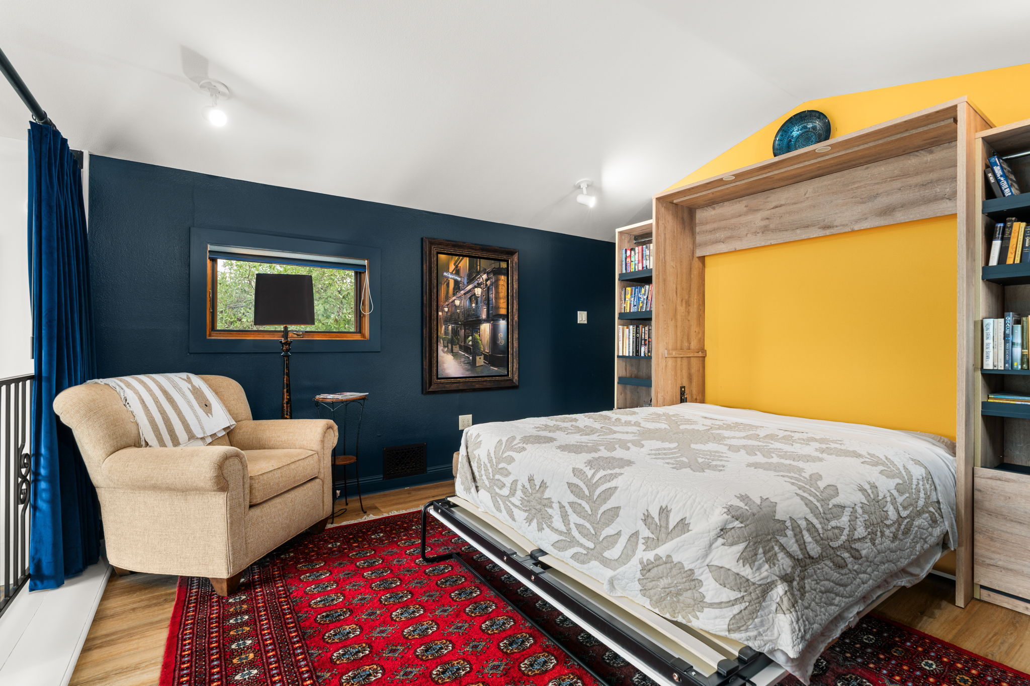 11941 Overlook Pass Austin, TX 78738 - Photo 21 of 40 Room featuring a built-in wall bed system with integrated shelving
