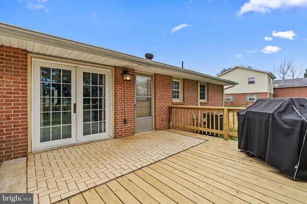 a view of a house with wooden floor