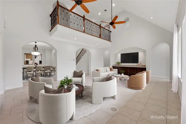 a view of an empty room