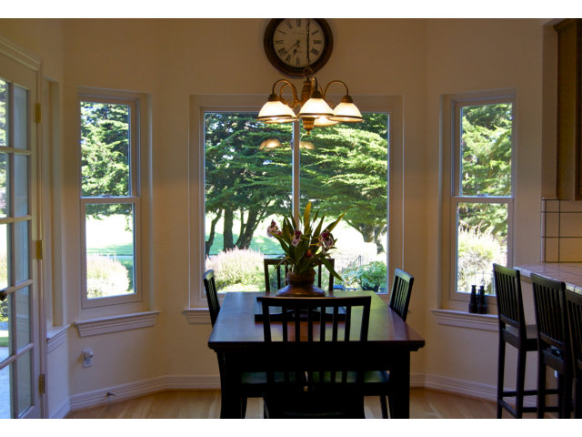 361 Eagle Trace Drive Half Moon Bay, CA 94019 - Photo 4 of 25 a view of a dining room with furniture window and outside view