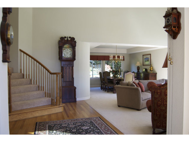 361 Eagle Trace Drive Half Moon Bay, CA 94019 - Photo 10 of 25 a view of living room filled with furniture and a chandelier
