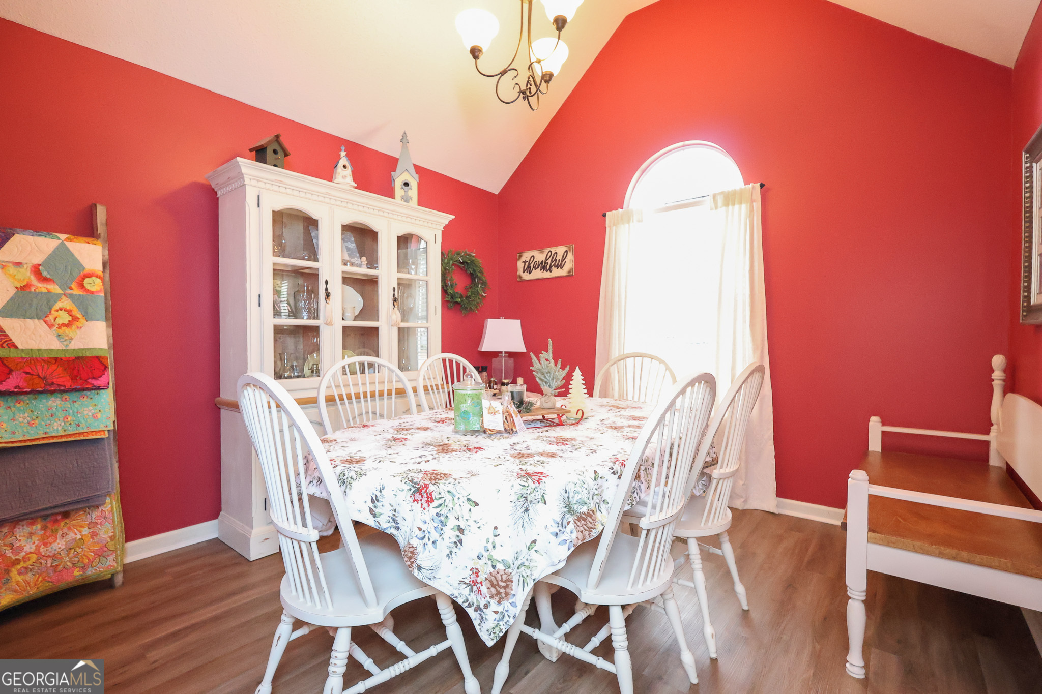 215 Stonefield Circle Macon, GA 31216 - Photo 10 of 26 a view of a dining room with furniture and wooden floor