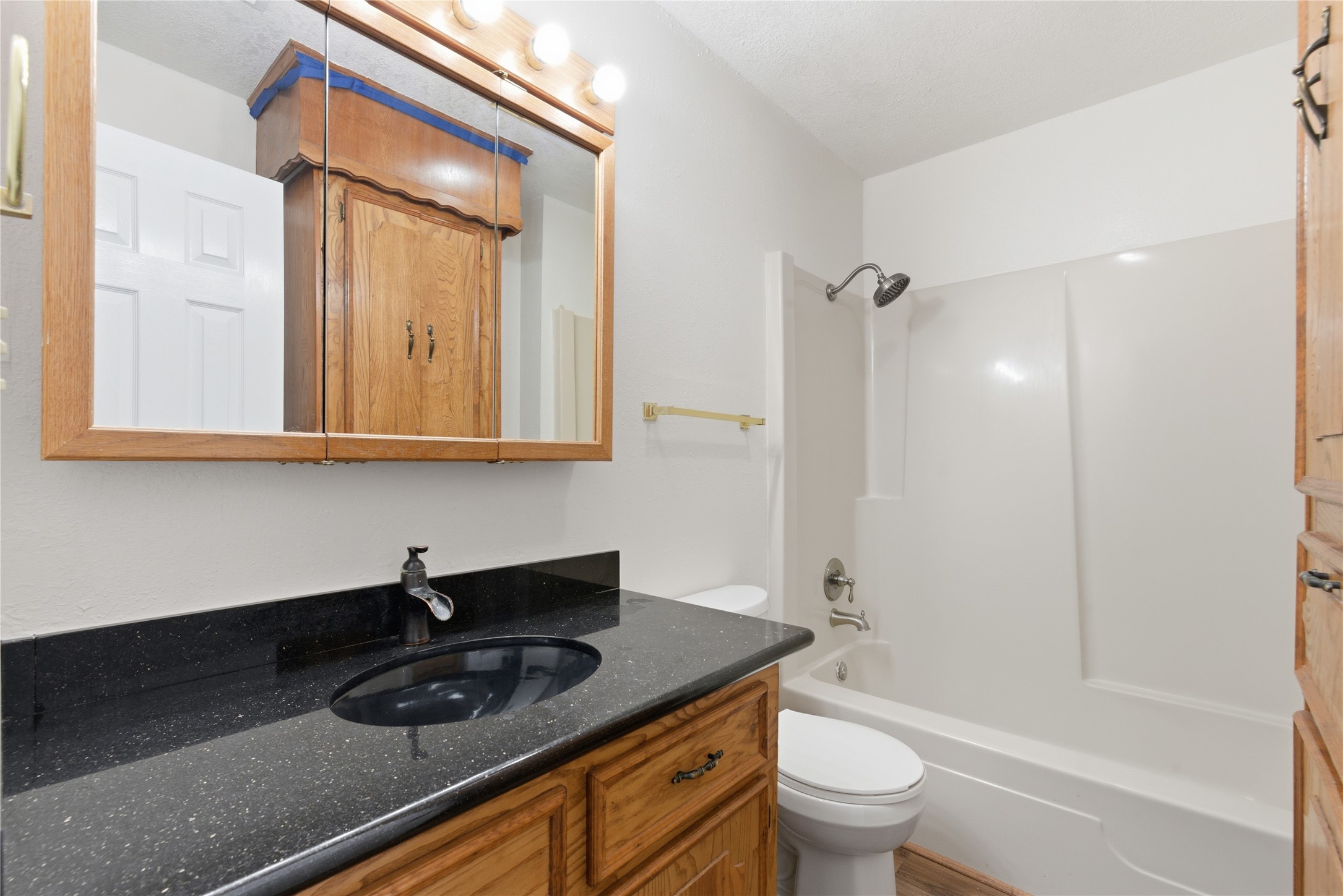 436 County Road 502A Sweeny, TX 77480 - Photo 35 of 45 a bathroom with a sink a toilet and a mirror