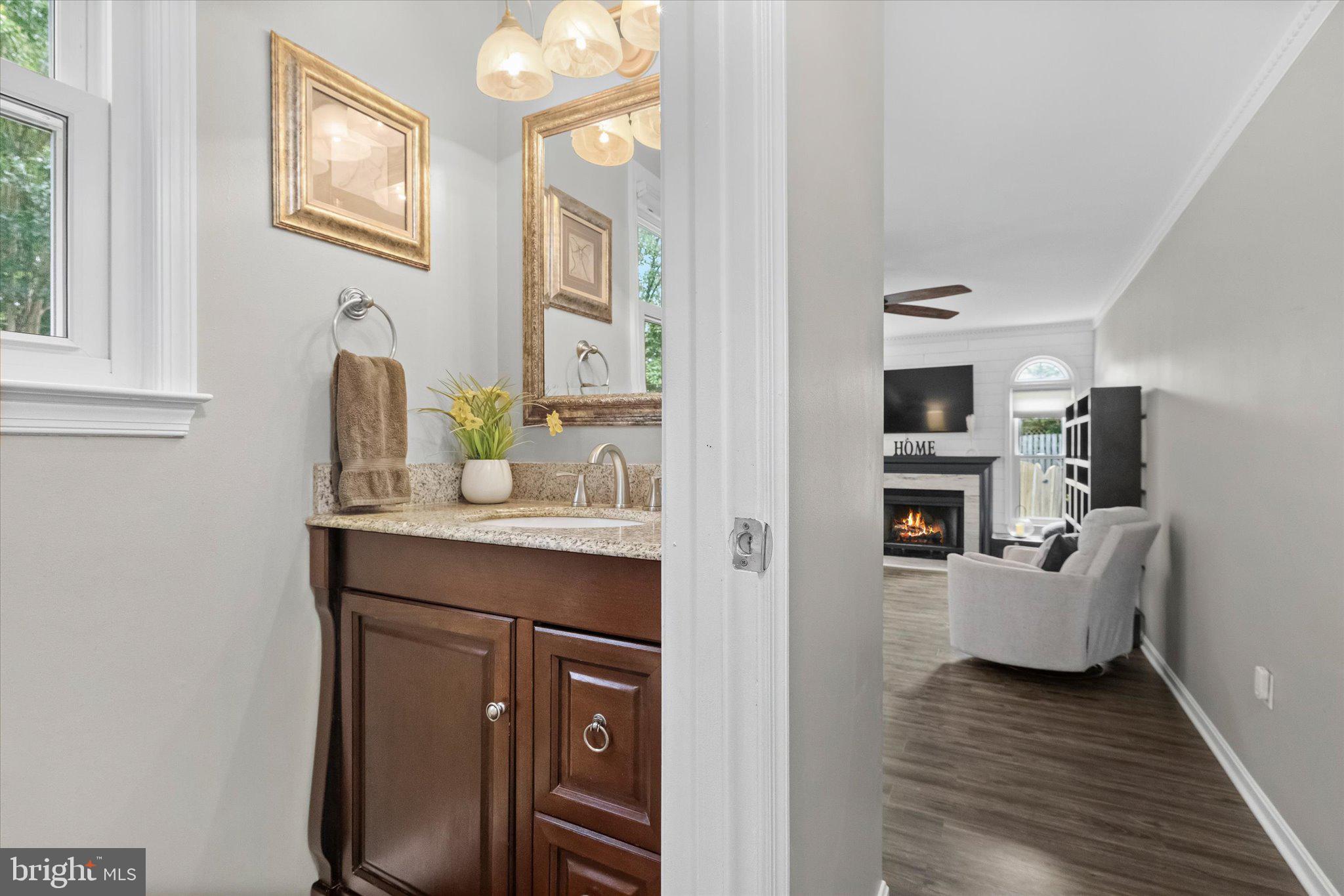 48 Burns Road Stafford, VA 22554 - Photo 19 of 69 Powder room in hallway