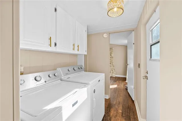 a view of a storage & utility room with a sink