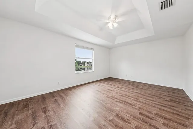 wooden floor in an empty room